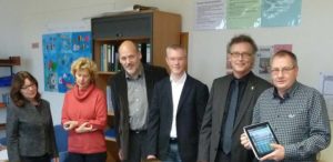 Übergabe der iPads in der Peter-Pan-Schule