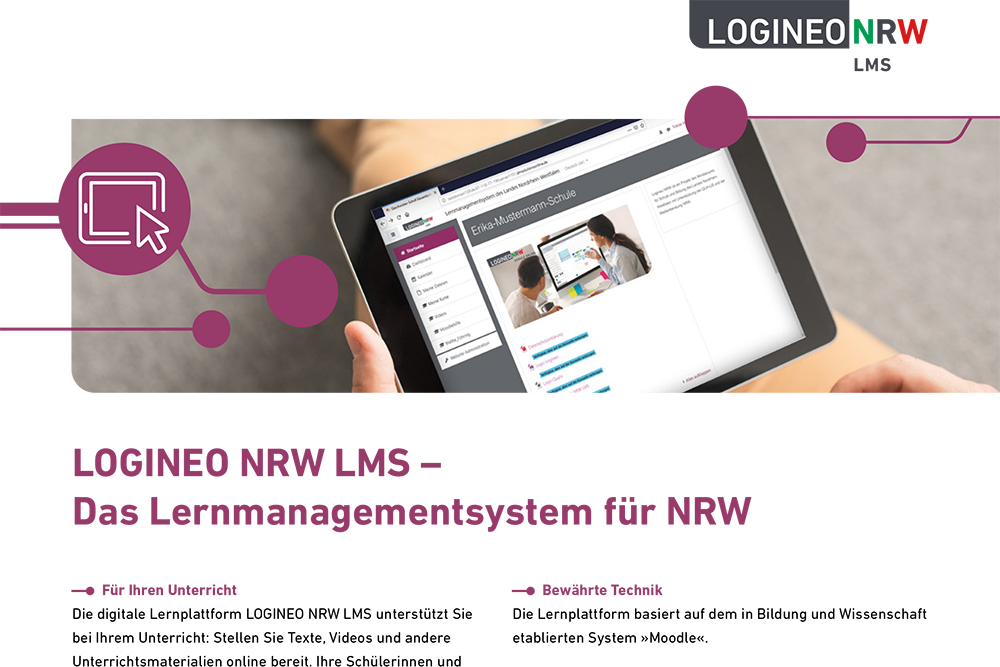 Logineo Nrw Lms Lernmanagementsystem Fur Schulen In Nordrhein Westfalen Medienzentrum Kreis Coesfeld